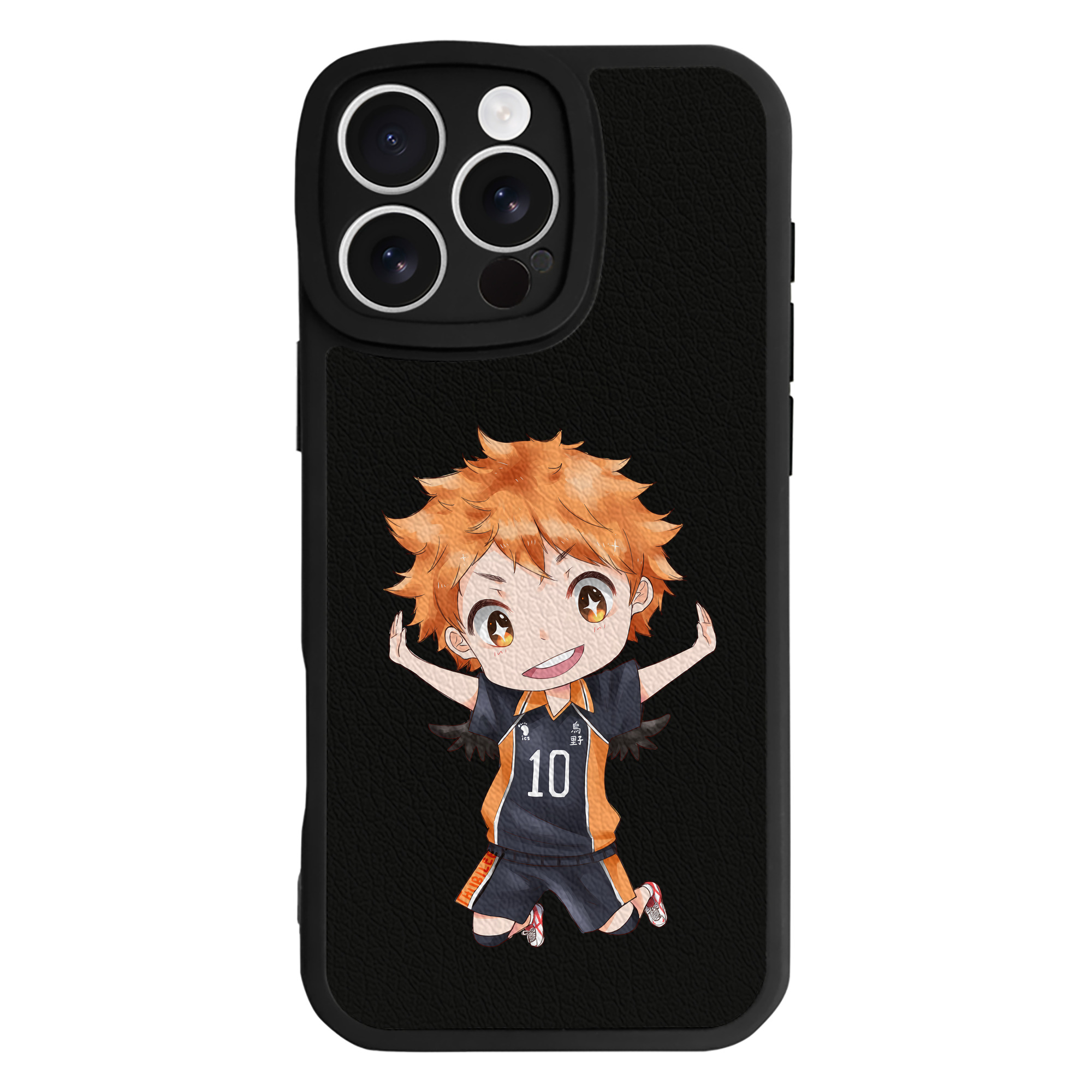 （画像用） ハイキュー!! Haikyu!! 【iPhone 16シリーズ対応】シリコンスマホケース（レザー調） 材質：シリコン